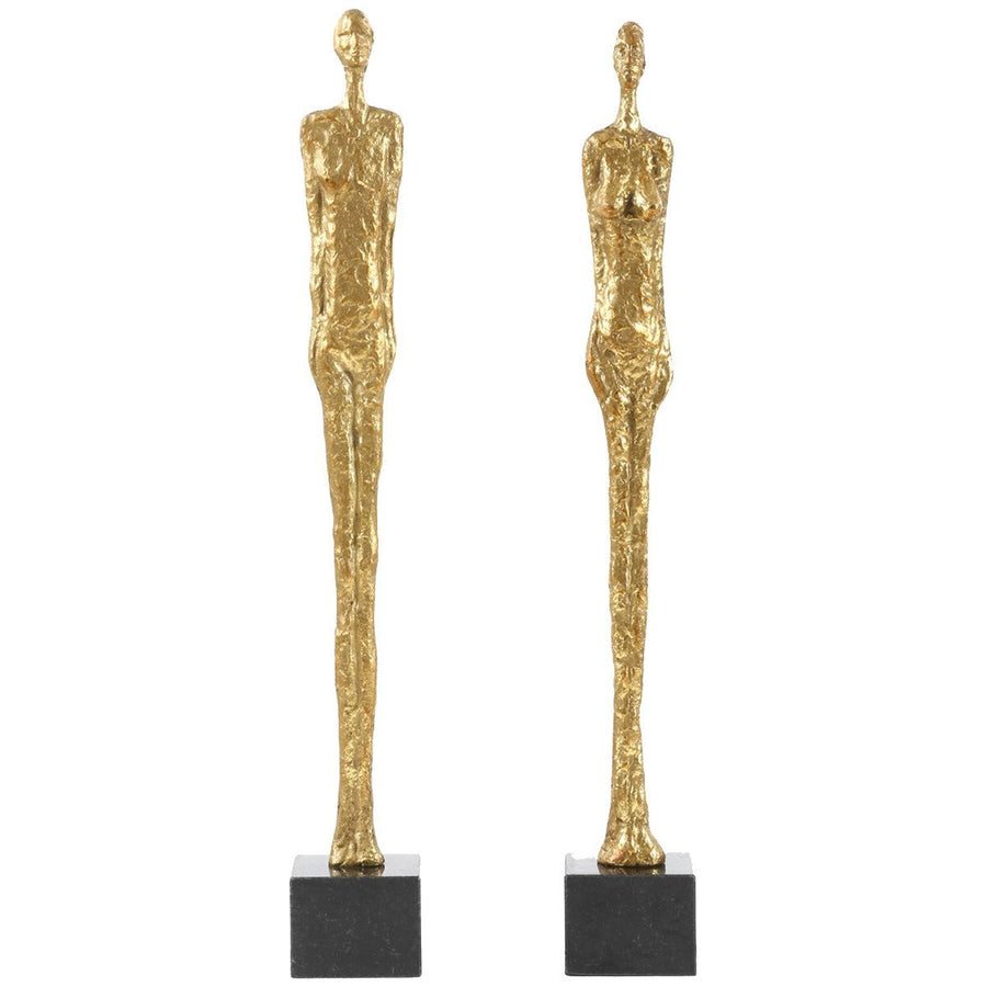 Villa & House Gold Dora Mar Statue Pair