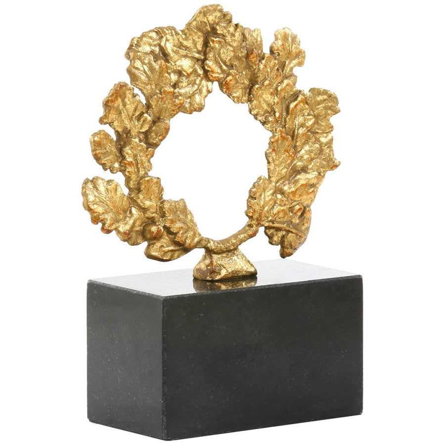 Villa & House Gold Wreath Statue