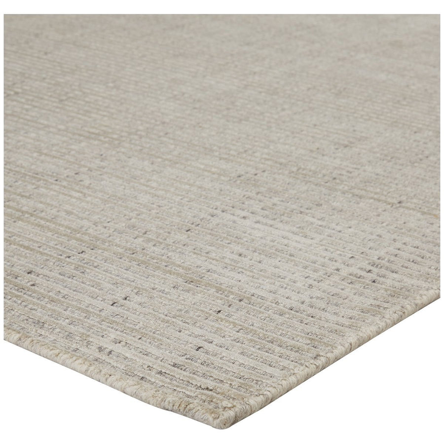 Jaipur Basis Solid Ivory Gray BI29 Rug