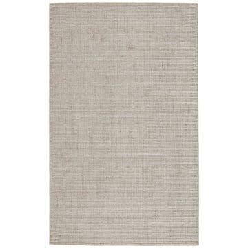 Jaipur Basis Solid Ivory Gray BI29 Rug