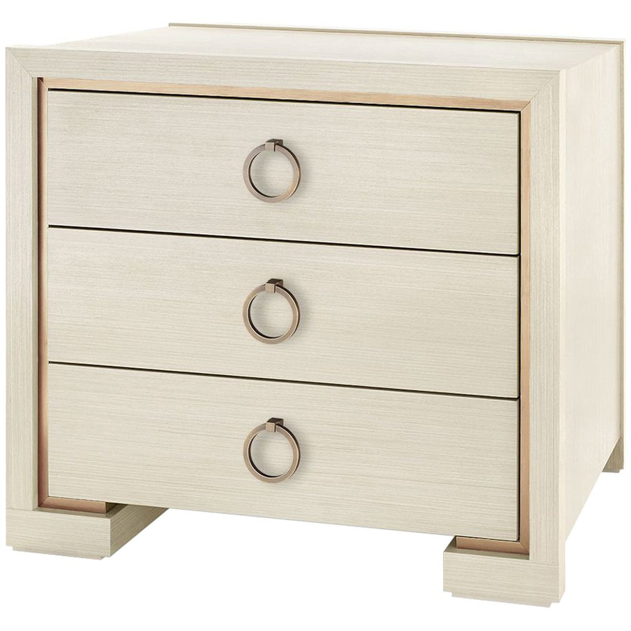 Villa & House Blake 3-Drawer Side Table with Owen Pull