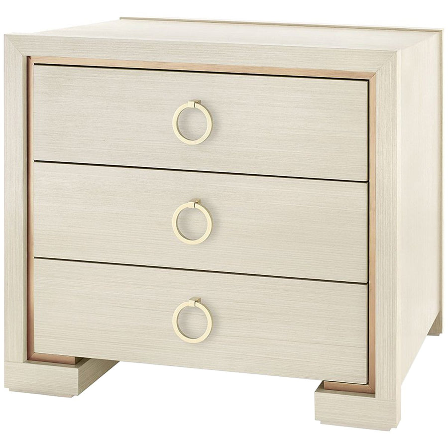 Villa & House Blake 3-Drawer Side Table with Owen Pull