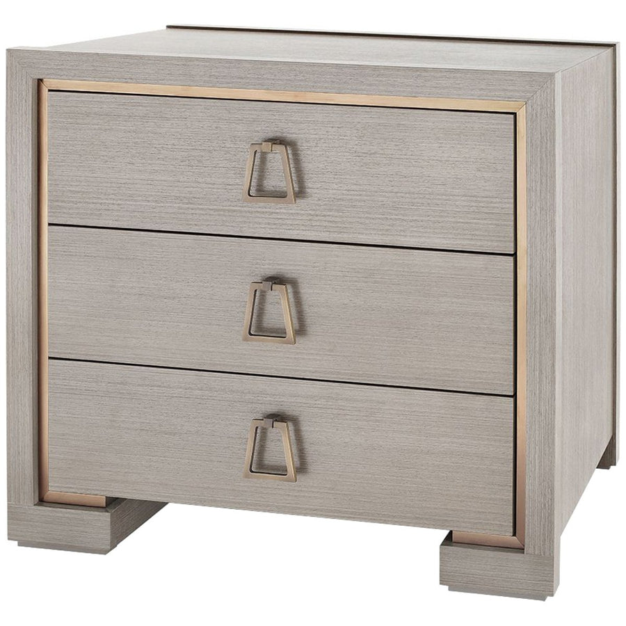 Villa & House Blake 3-Drawer Side Table with Kelley Pull