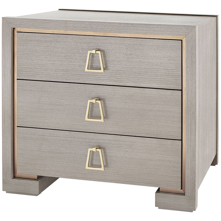 Villa & House Blake 3-Drawer Side Table with Kelley Pull