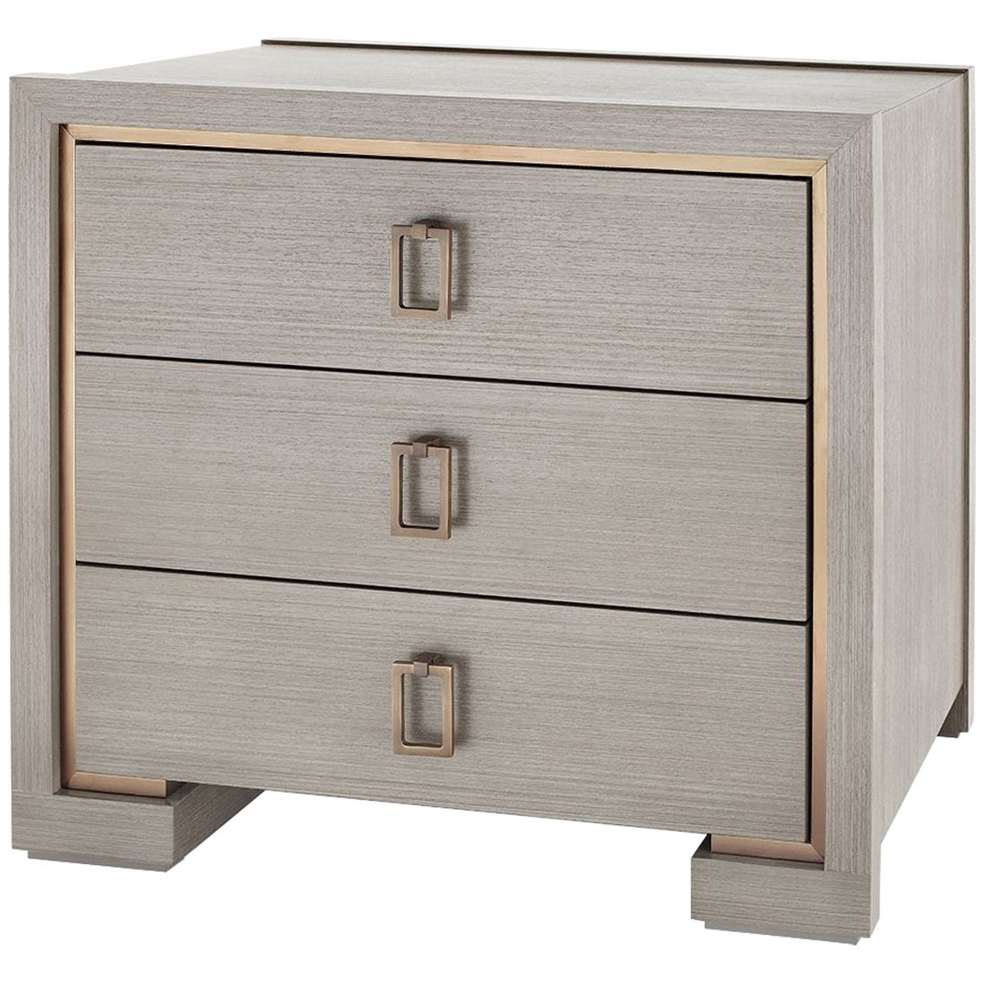 Villa & House Blake 3-Drawer Side Table with Raquel Pull