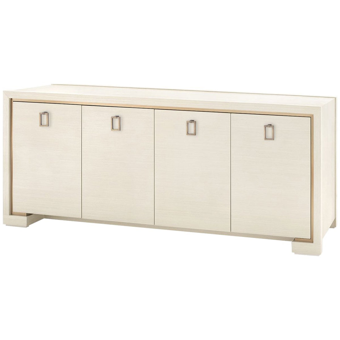 Villa & House Blake 4-Door Cabinet with Raquel Pull