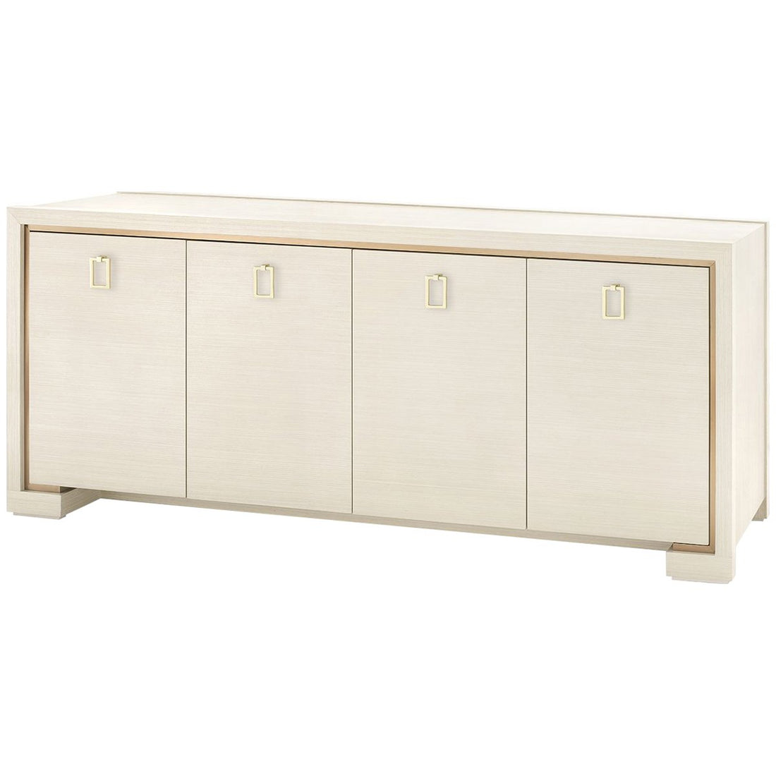 Villa & House Blake 4-Door Cabinet with Raquel Pull