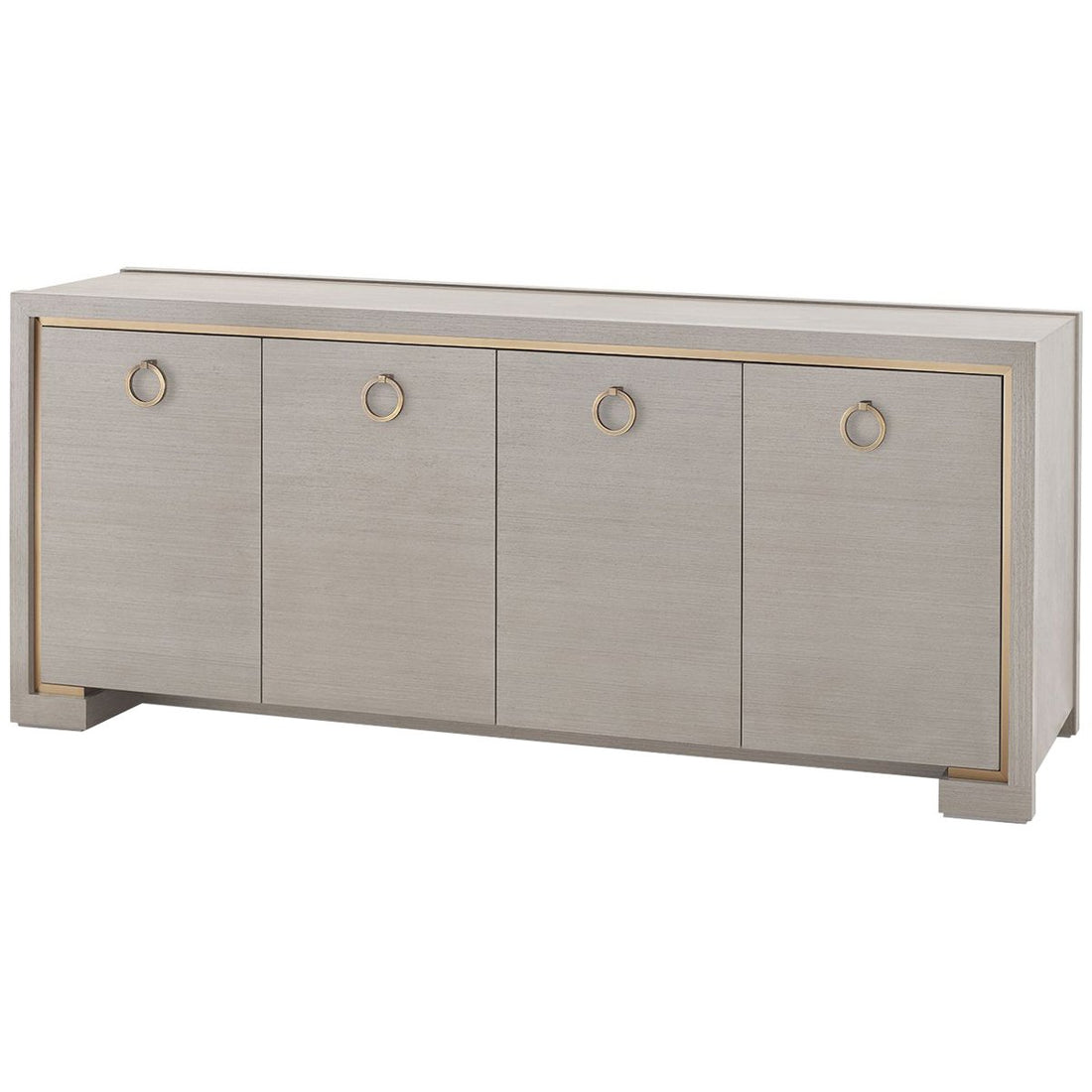 Villa & House Blake 4-Door Cabinet with Owen Pull