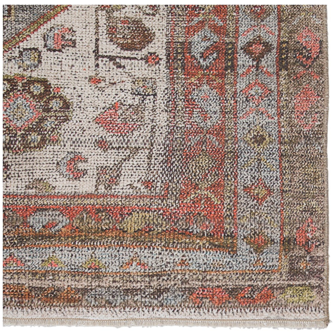 Jaipur Boheme Palazza Medallion Tribal Gray Orange BOH10 Rug