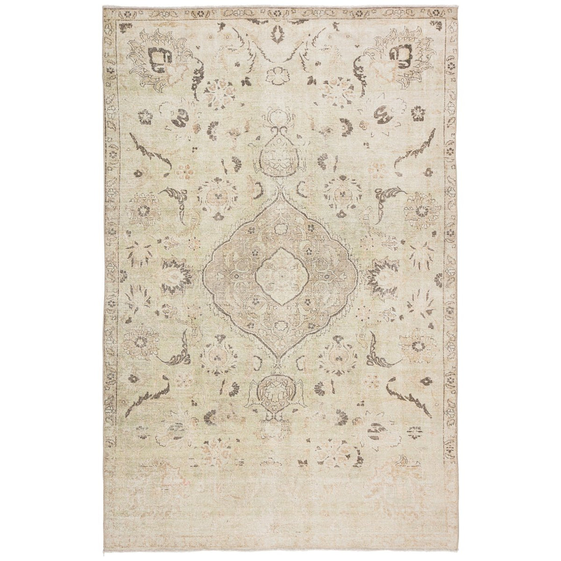 Jaipur Boheme Victoire Medallion Green Gray BOH12 Rug