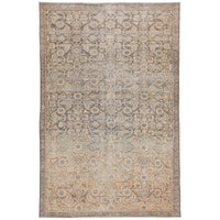 Jaipur Boheme Atkins Trellis Floral Gold Green BOH13 Rug