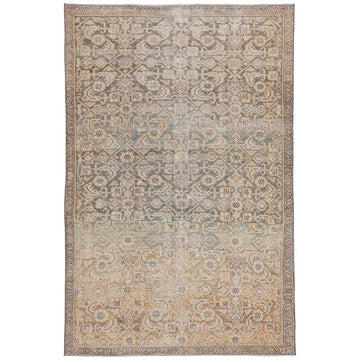 Jaipur Boheme Atkins Trellis Floral Gold Green BOH13 Rug