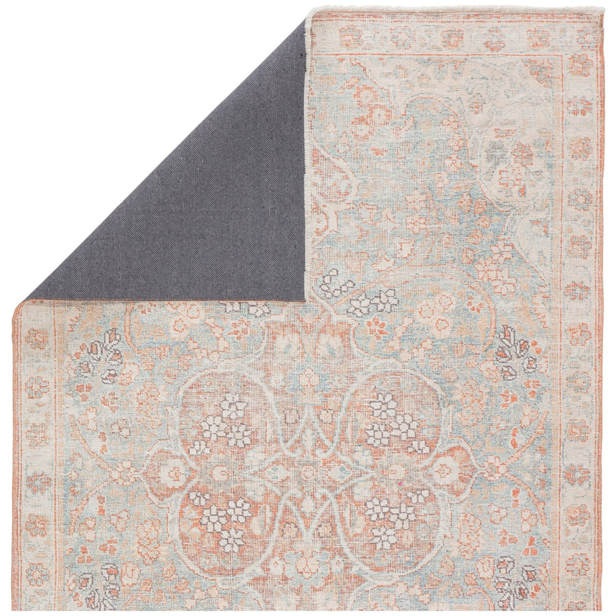 Jaipur Boheme Fay Medallion Floral Orange Light Blue BOH15 Rug