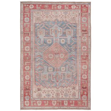 Jaipur Boheme Fiddler Medallion Tribal Pink Blue BOH16 Rug