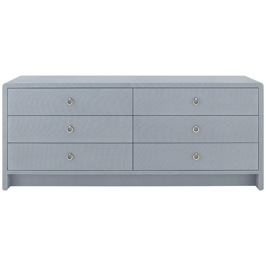 Villa & House Bryant Linen Extra Wide Large 6-Drawer Dresser