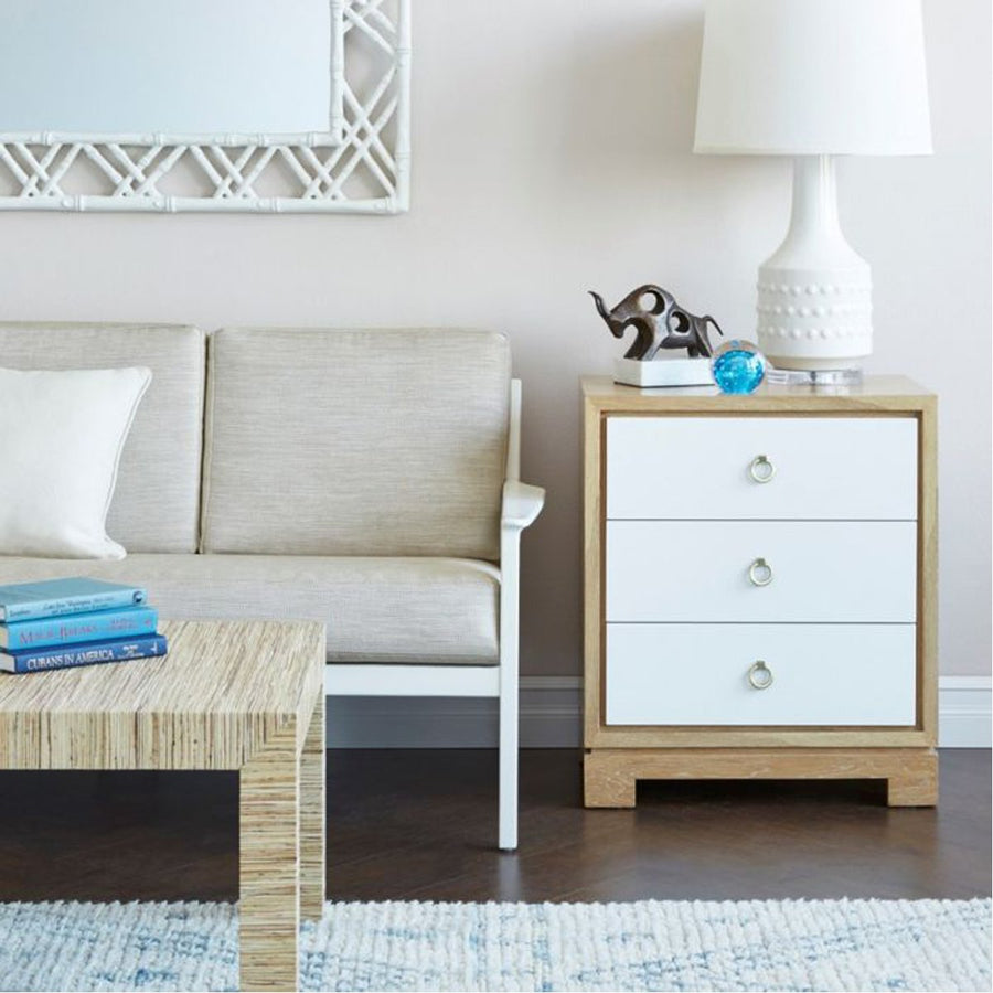 Villa & House Berkeley 3-Drawer Side Table - Natural