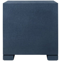 Villa & House Frances 2-Drawer Side Table - Navy Blue