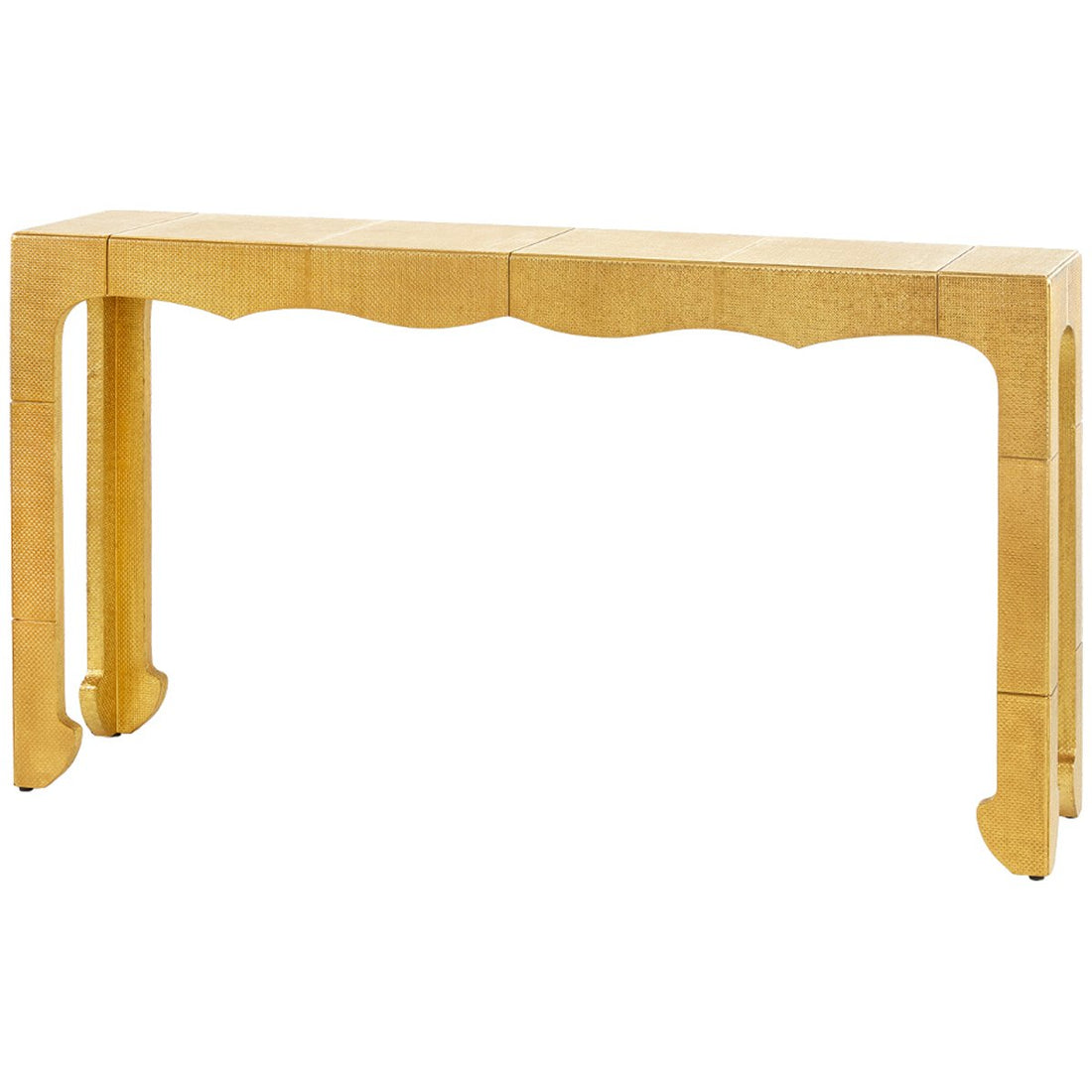 Villa & House Jaques Console Table - Antique Brass