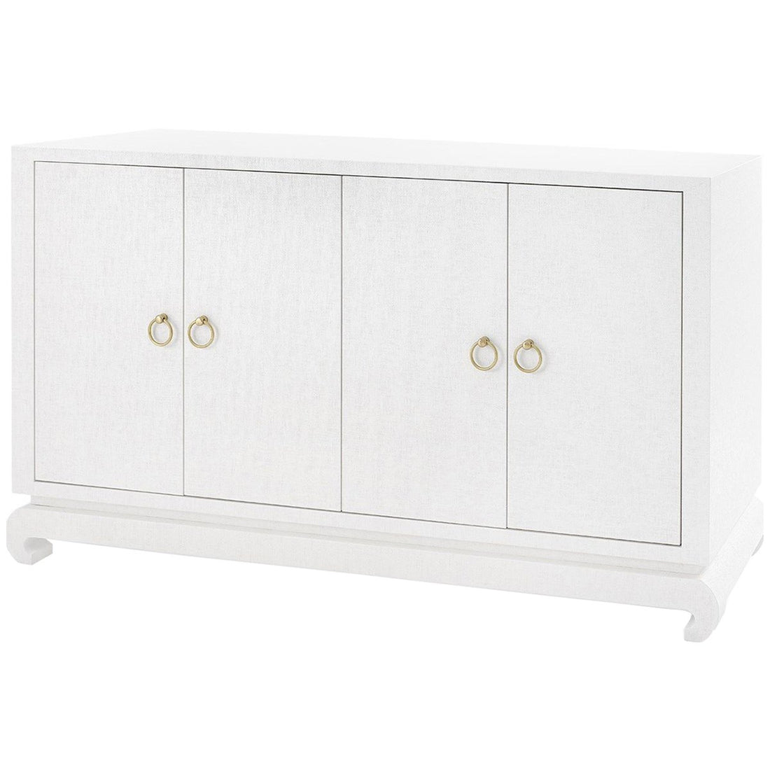 Villa & House Meredith 4-Door Cabinet - White