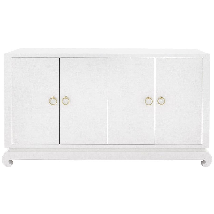 Villa & House Meredith 4-Door Cabinet - White