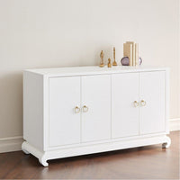 Villa & House Meredith 4-Door Cabinet - White