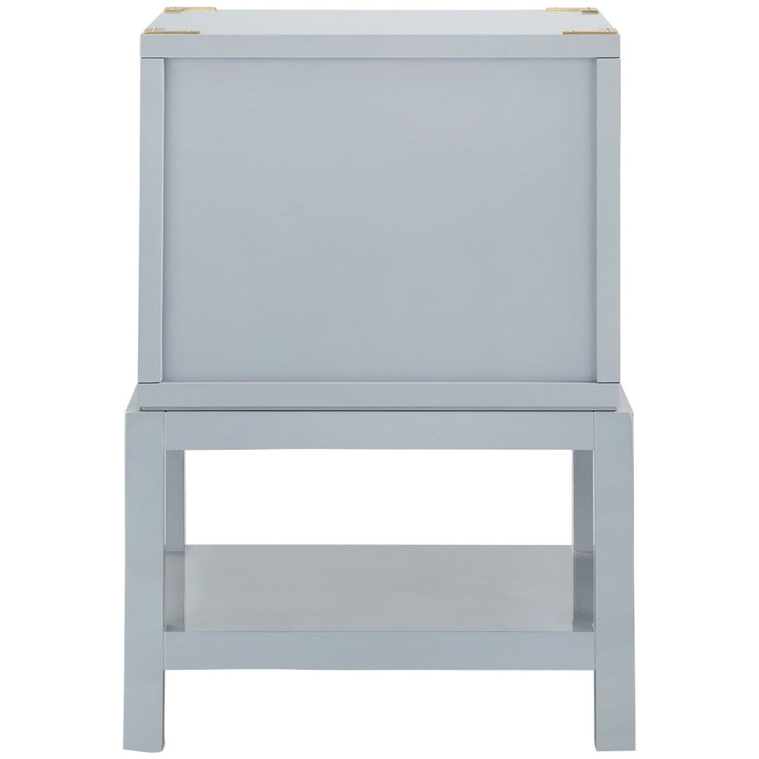 Villa & House Tansu 2-Drawer Side Table - Gray