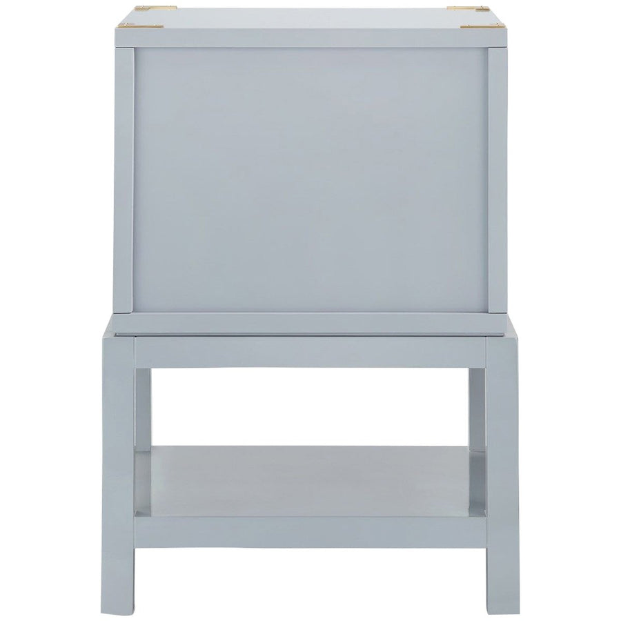 Villa & House Tansu 2-Drawer Side Table - Gray