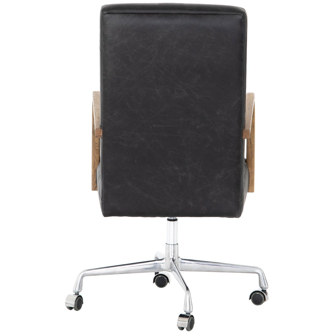 Four Hands Abbott Bryson Channeled Desk Chair - Smoke