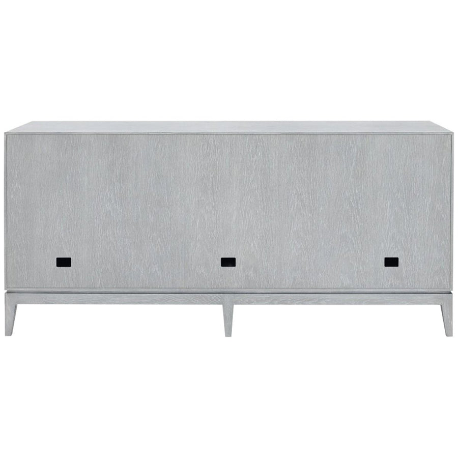 Villa & House Cameron 4-Door Gray Cabinet with Owen Pull