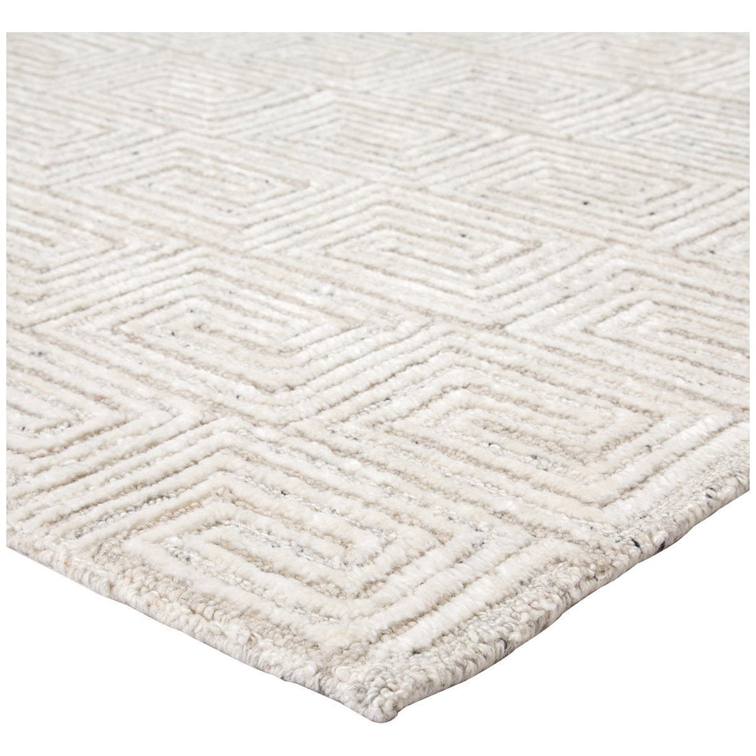 Jaipur Capital Harkness Geometric CAP03 White/Gray Area Rug