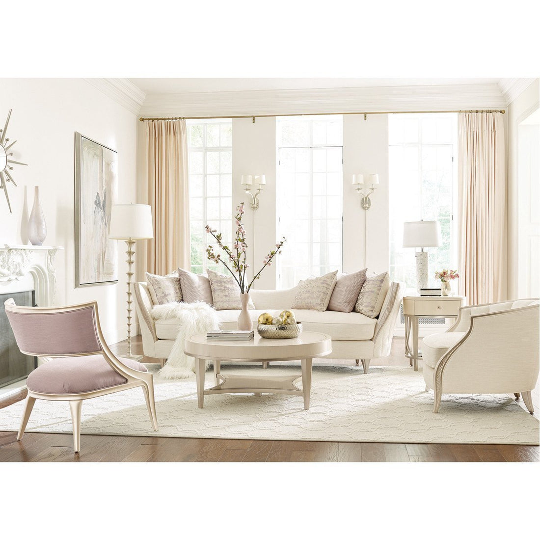 Caracole Adela Blush Taupe Sofa