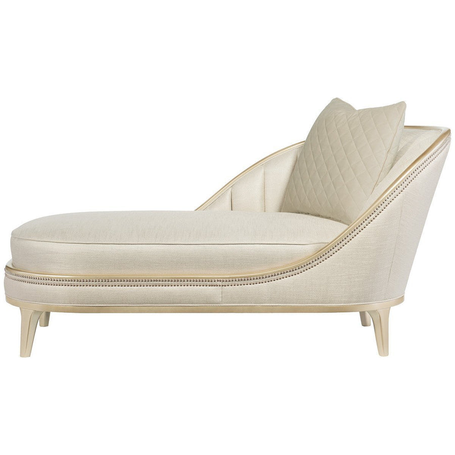 Caracole Adela Blush Taupe Chaise