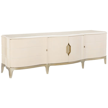 Caracole Adela Blush Taupe Media Cabinet