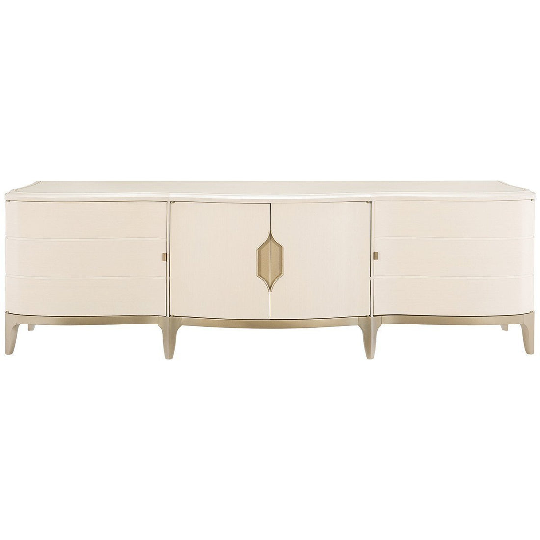 Caracole Adela Blush Taupe Media Cabinet