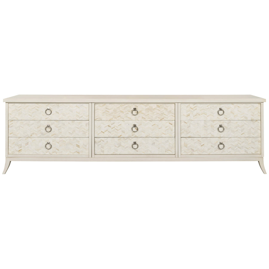 Vanguard Furniture Solene Lifestyle 9-Drawer with Saber Leg Cabinet