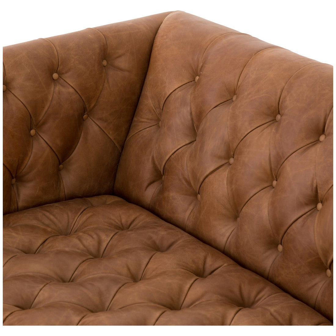 Four Hands Carnegie Williams 75-Inch Leather Sofa