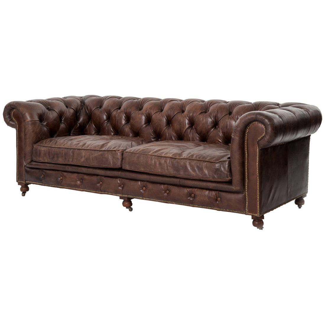 Four Hands Carnegie Conrad 96-Inch Sofa - Antique Oak