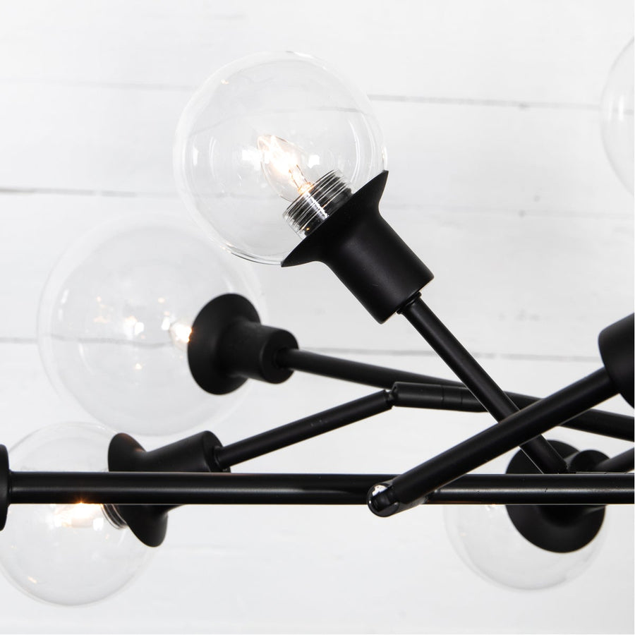 Four Hands Carnegie Pellman Chandelier - Flat Black