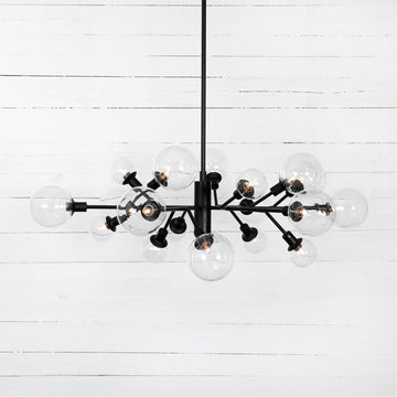 Four Hands Carnegie Pellman Chandelier - Flat Black