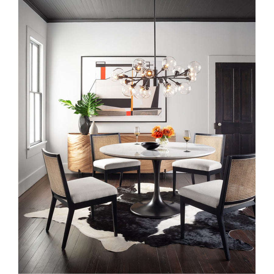 Four Hands Carnegie Pellman Chandelier - Flat Black