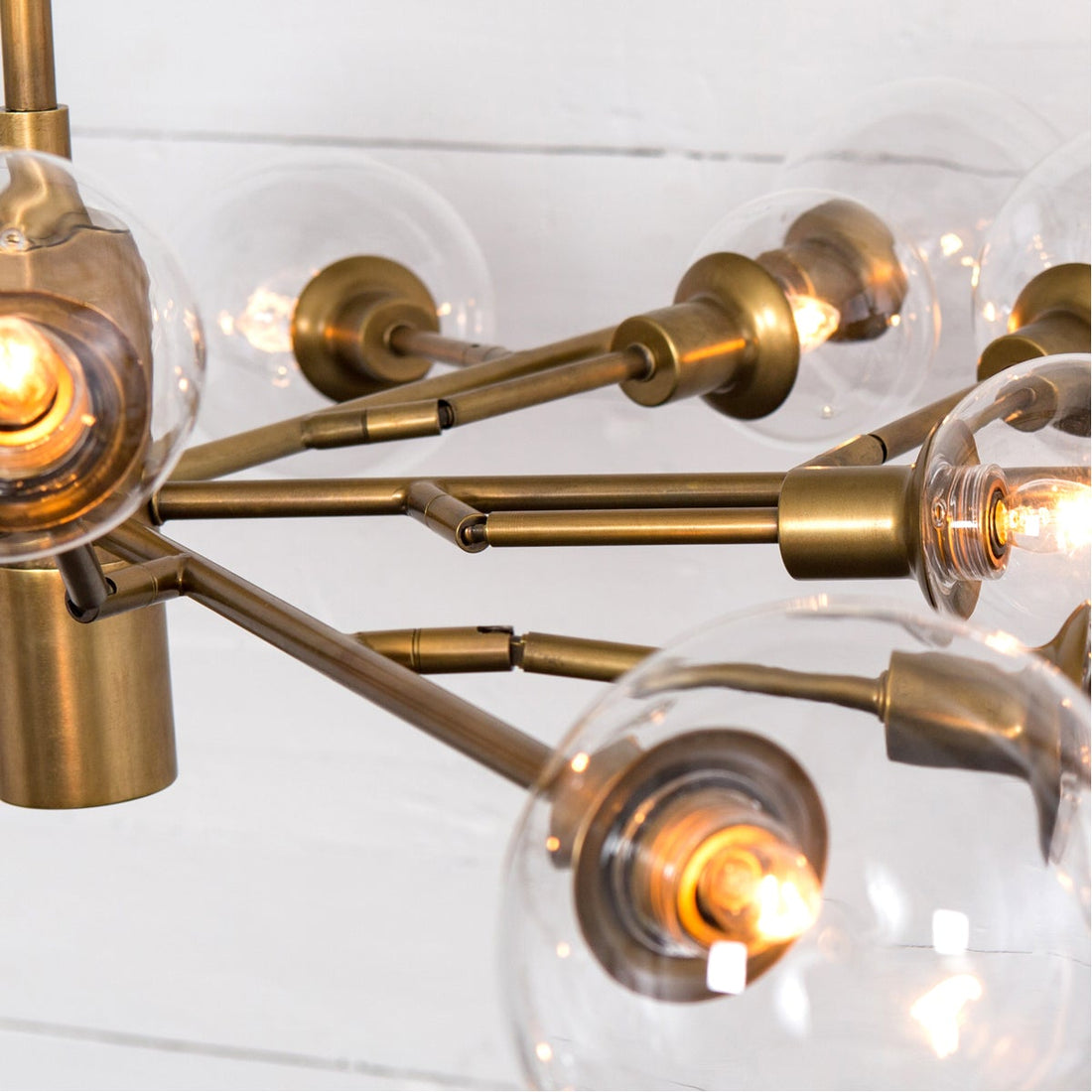 Four Hands Carnegie Pellman Chandelier - Matte Brass