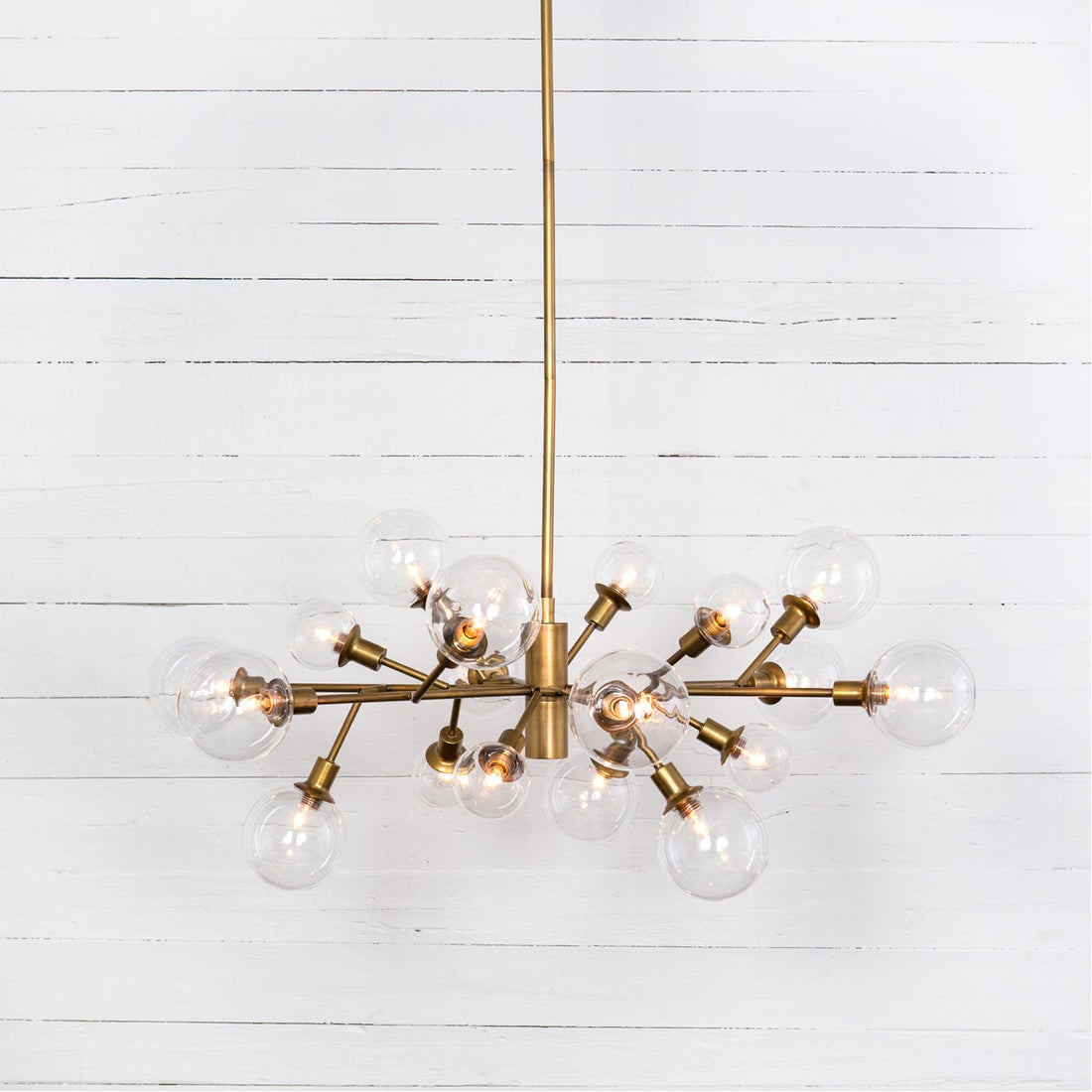 Four Hands Carnegie Pellman Chandelier - Matte Brass