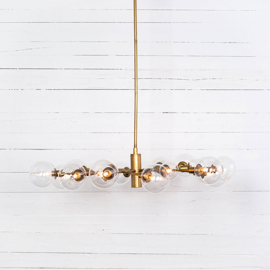 Four Hands Carnegie Pellman Chandelier - Matte Brass