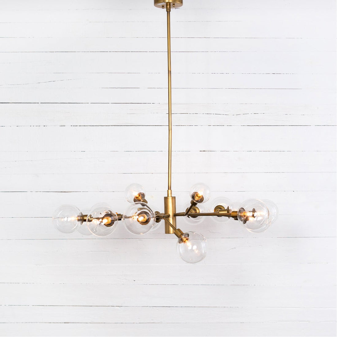 Four Hands Carnegie Pellman Chandelier - Matte Brass