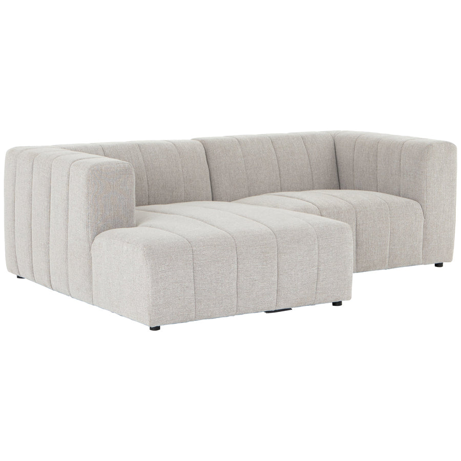 Four Hands Grayson Langham Channeled 2-Piece Sectional - Sandstone