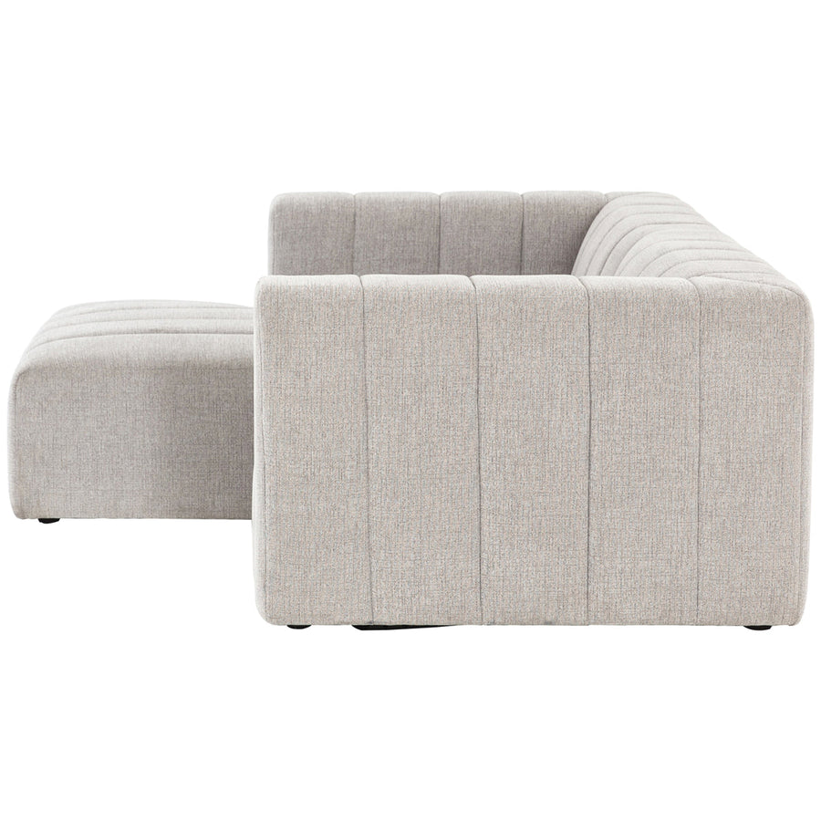 Four Hands Grayson Langham Channeled 2-Piece Sectional - Sandstone