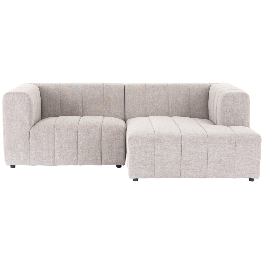 Four Hands Grayson Langham Channeled 2-Piece Sectional - Sandstone