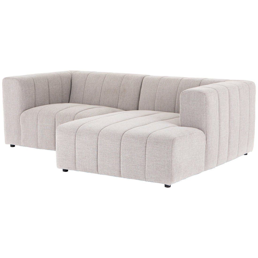 Four Hands Grayson Langham Channeled 2-Piece Sectional - Sandstone