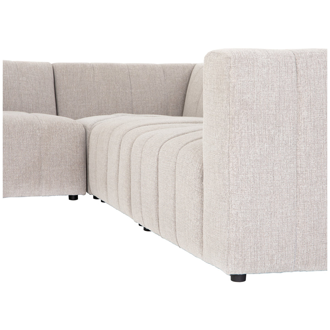 Four Hands Grayson Langham Channeled 6-Piece Sectional - Sandstone