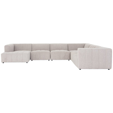 Four Hands Grayson Langham Channeled 6-Piece Sectional - Sandstone